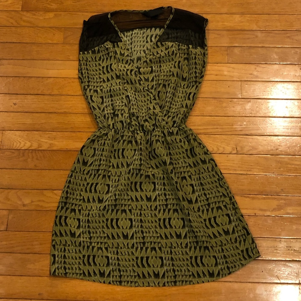 Fun, patterned, lightweight above knee dress